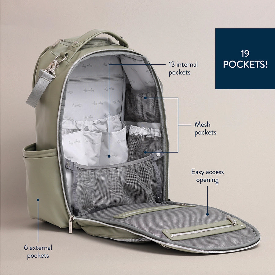 ITZY RITZY MATCHA BOSS PLUS DIAPER BAG
