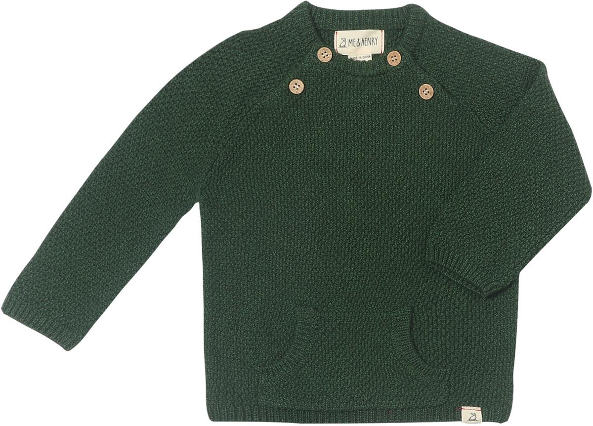 MH FORESST GREEN BABY SWEATER