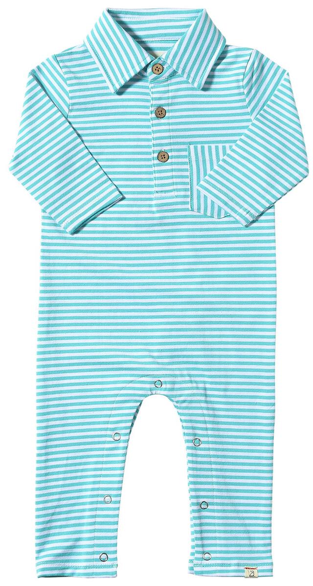 MH BRIGHT BLUE WHITE ROMPER