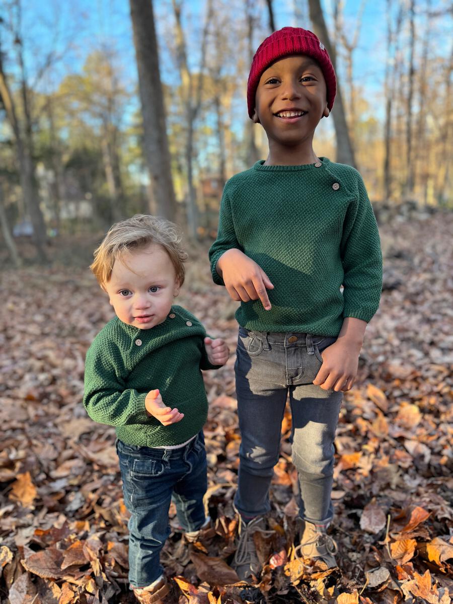 MH FORESST GREEN BABY SWEATER