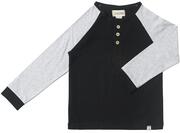 ME & HENRY BLACK GREY HENLEY