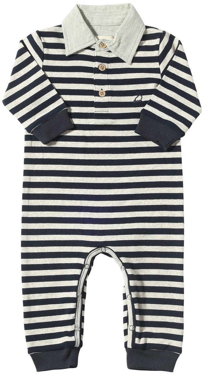 ME & HENRY STRIPPED ROMPER