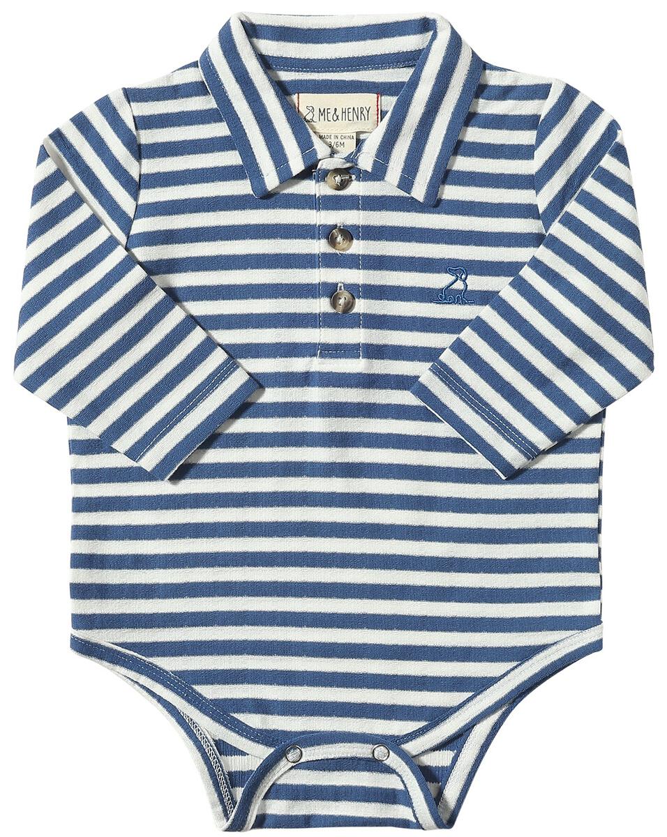 ME & HENRY ROYAL STRIPE ONSIE