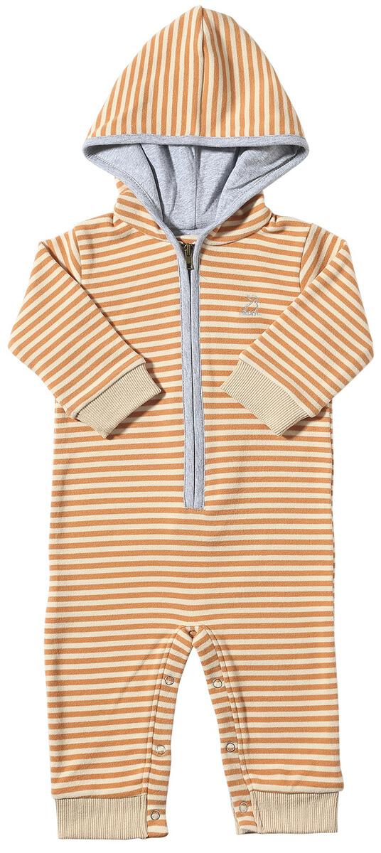MH MUSTARD HOODED ROMPER