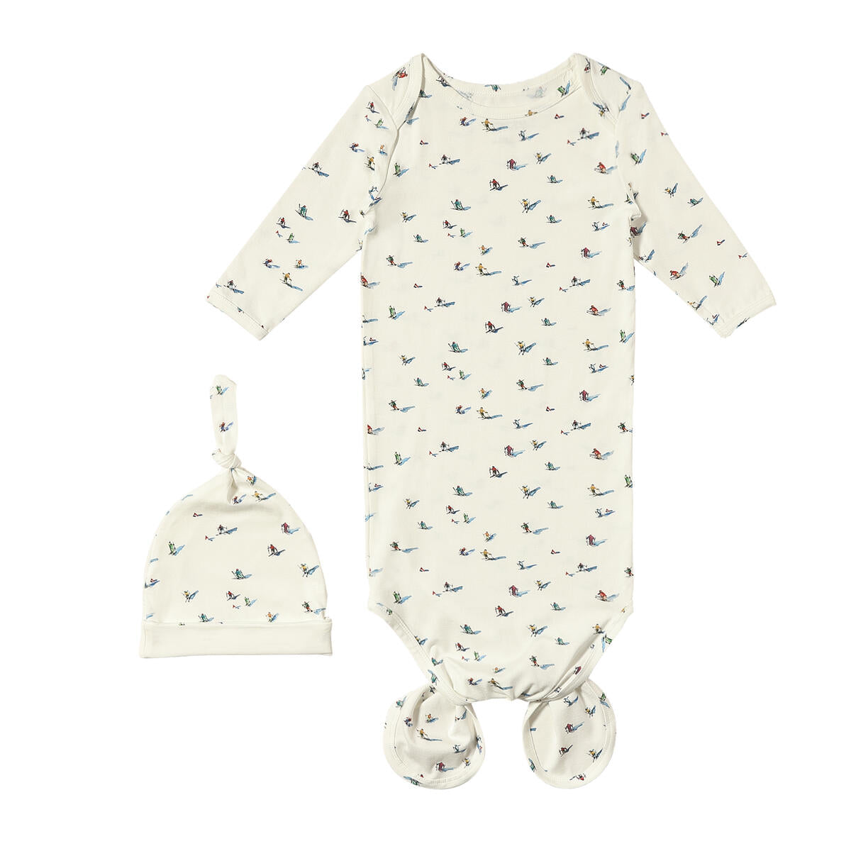 TB KNOTTED GOWN SKI