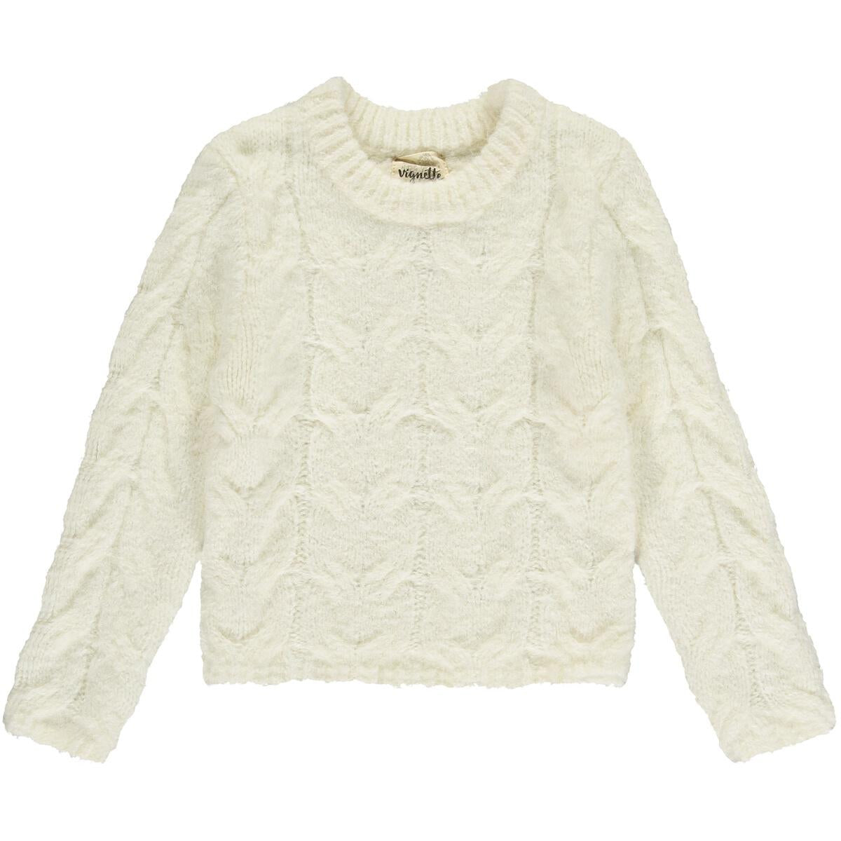 VIGNETTE IVORY SWEATER
