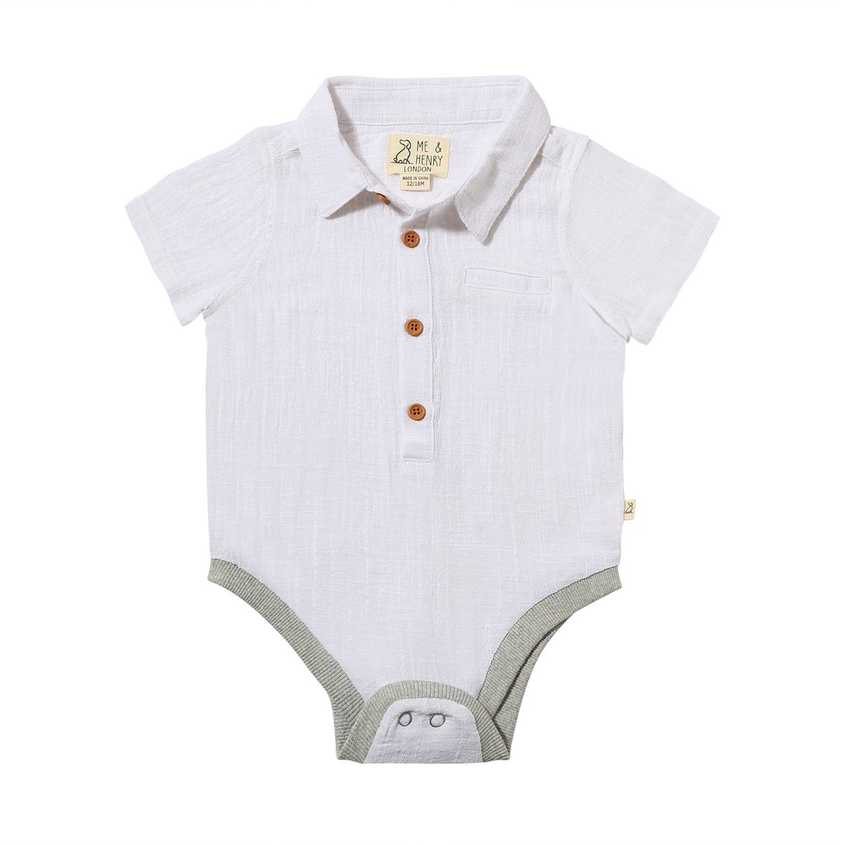 ME & HENRY WOVEN ONESIE