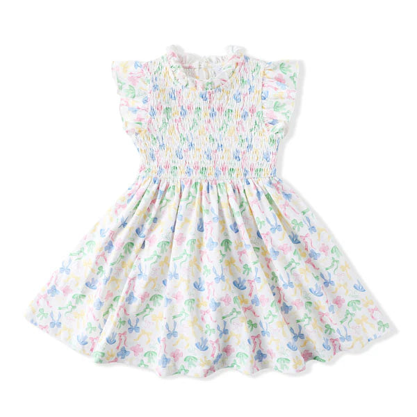 SWOON BABY PATEL BOW DRESS