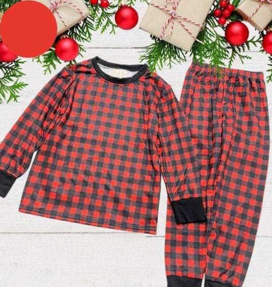 Buffalo Plaid Boys PJ