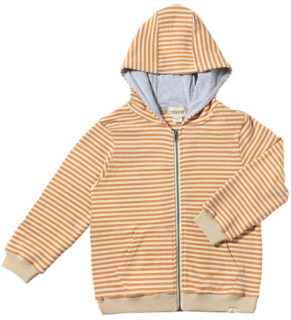 ME & HENRY GOLD STRIPPED JACKET WITH HOOD