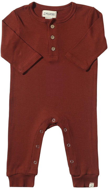 ME & HENRY RIBBED ROMPER