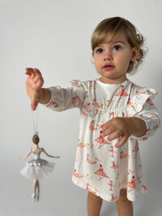 TB SWAN BALLET DRESS W BLOOMER