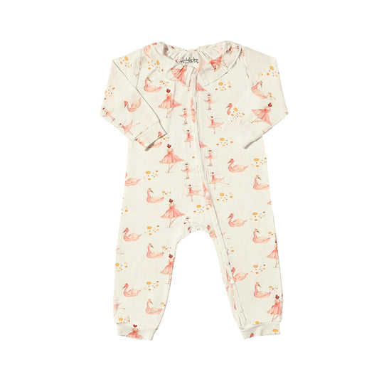 TB SWAN BALLET ROMPER