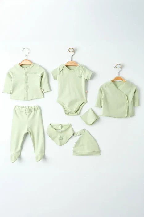 THA 7 PC SET IN BEIGE OR SAGE GREEN